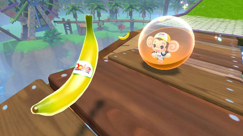 Super Monkey Ball Banana Rumble Zusammenarbeit mit Dole cover