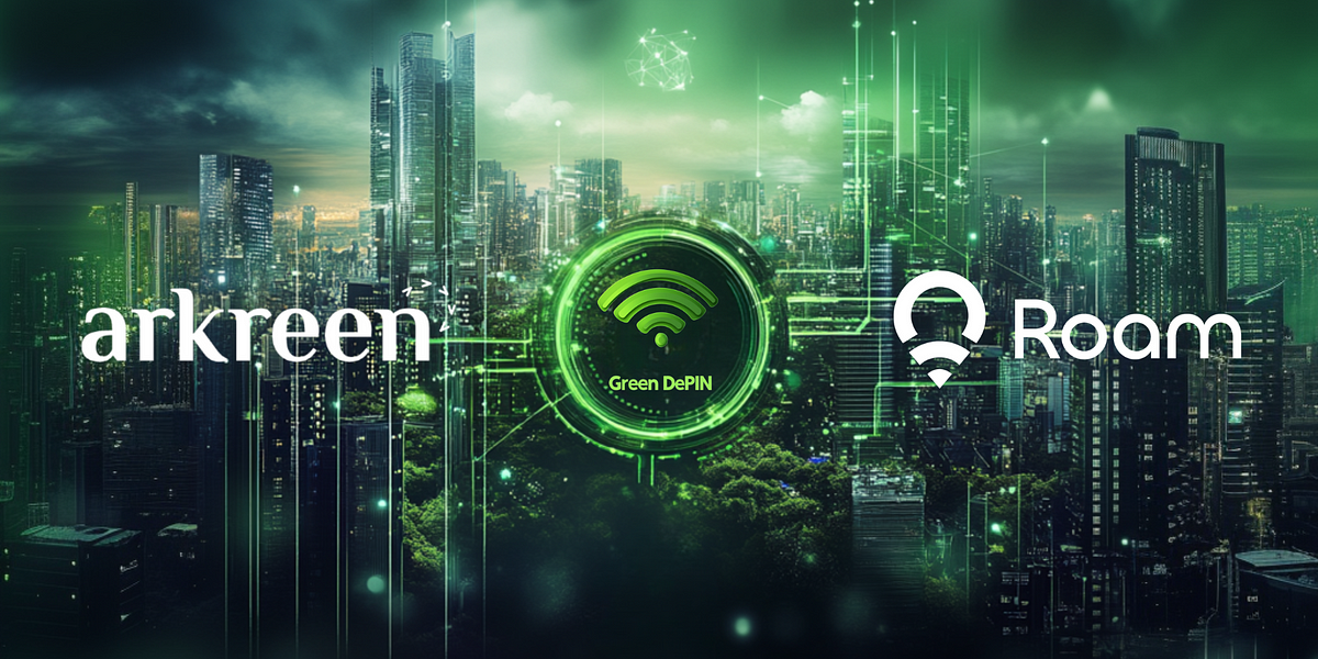 Arkreen and Roam Partner for Sustainable Blockchain Solutions cover