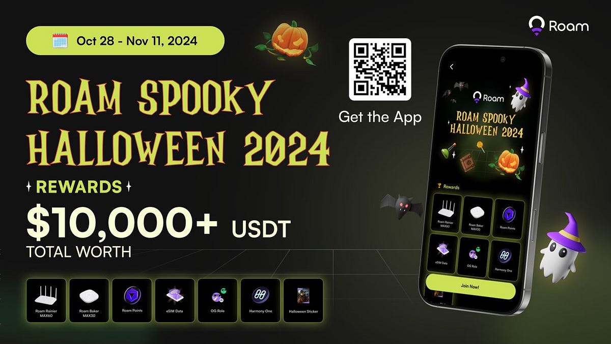 Sự kiện Halloween 2024 Roam Spooky: Giành những phần thưởng thú vị! cover