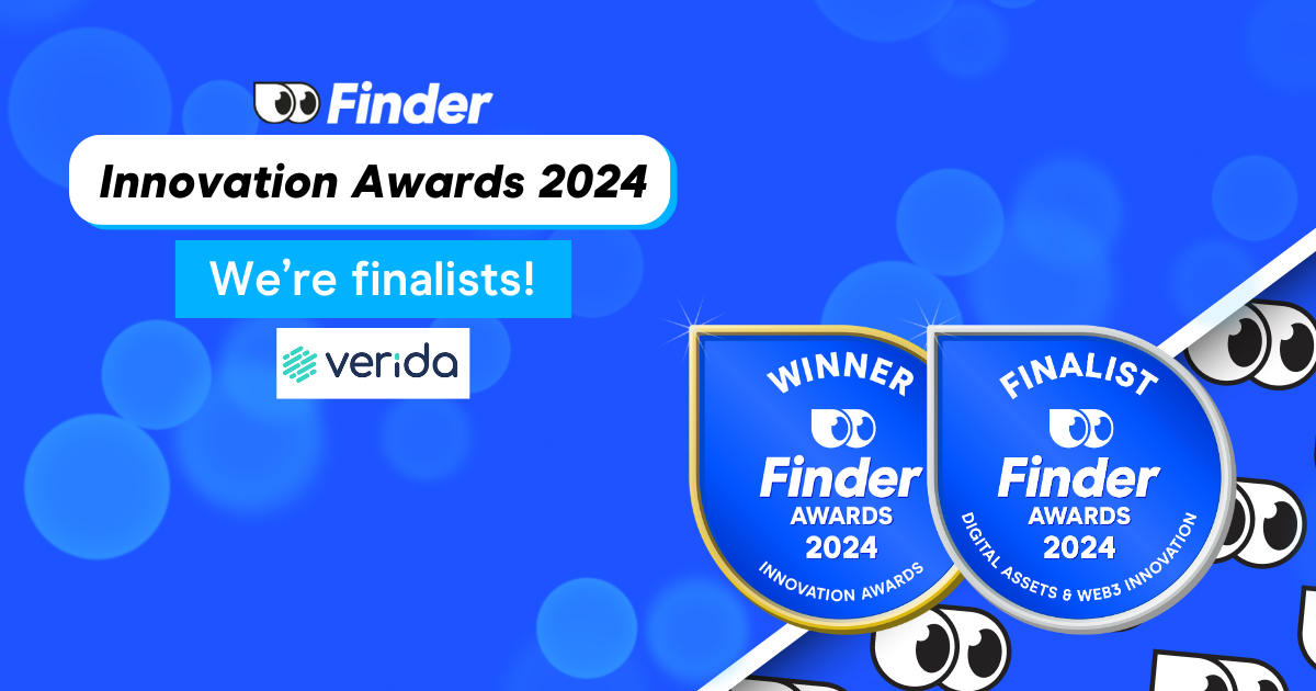 Verida Recognized as Finalist in Finder Innovation Awards for Decentralized Data Storage cover